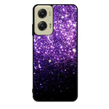 Purple Sparkling Glitter Motorola Moto G Stylus 5G 2024 Case