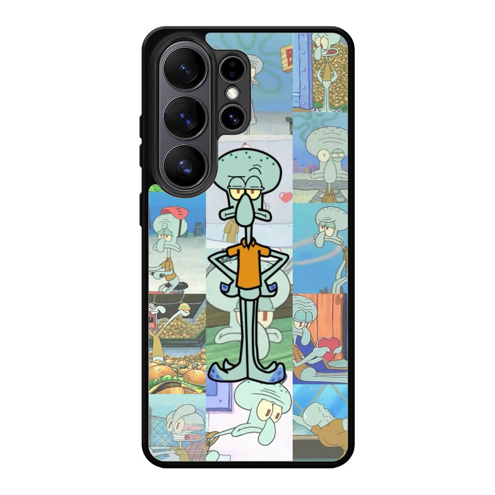 Squidward Spongebob Wallpaper Samsung Galaxy S26 Ultra Case OV1409