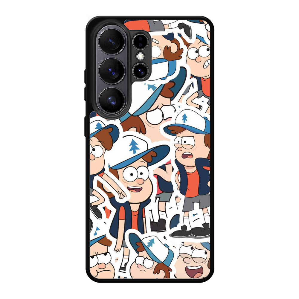 Gravity Falls Pattern Samsung Galaxy S26 Ultra Case OV7625