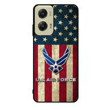 Us Air Force Military Usa Flag Motorola Moto G Stylus 5G 2024 Case