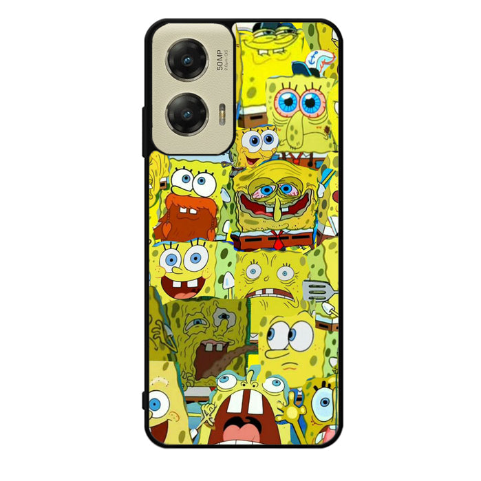 Spongebob Yellow Meme Collage Motorola Moto G Stylus 5G 2024 Case OV10437