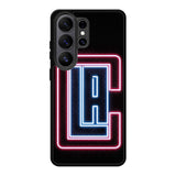 Los Angeles Clippers Neon Samsung Galaxy S26 Ultra Case OV9370