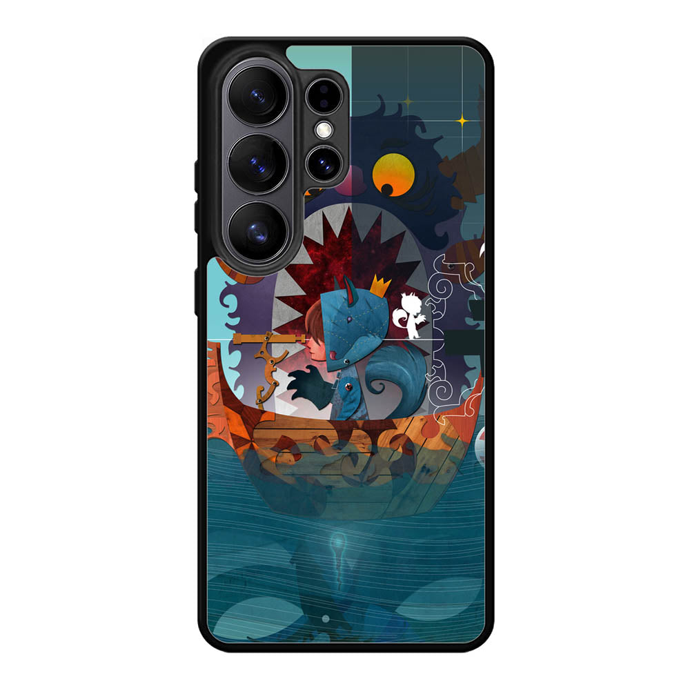 Where the Wild Things Are cartoon Wallpaper Samsung Galaxy S26 Ultra Case QC1494