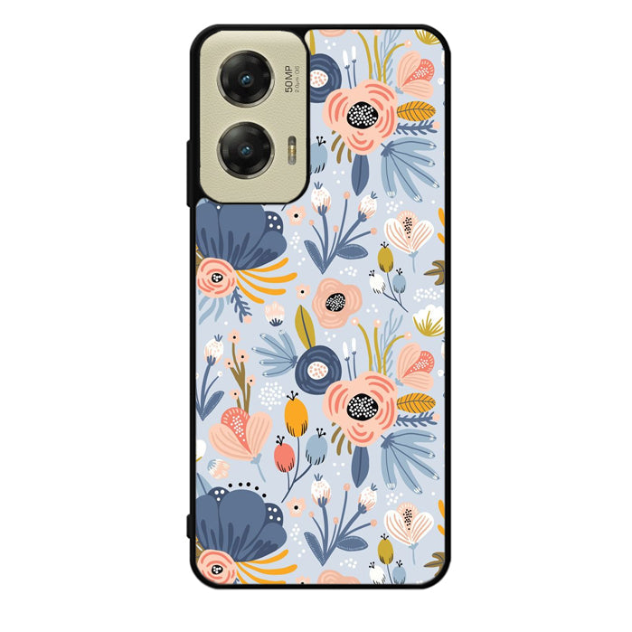 Flower blue Motorola Moto G Stylus 5G 2024 Case OV10570