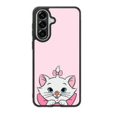 Pink Marie Cat Face Samsung Galaxy A57 Case OV10544