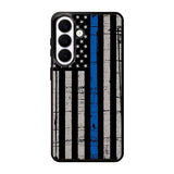 Blue Line Flag Samsung Galaxy S26 Plus Case OV7287