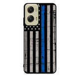 Blue Line Flag Motorola Moto G Stylus 5G 2024 Case OV7287