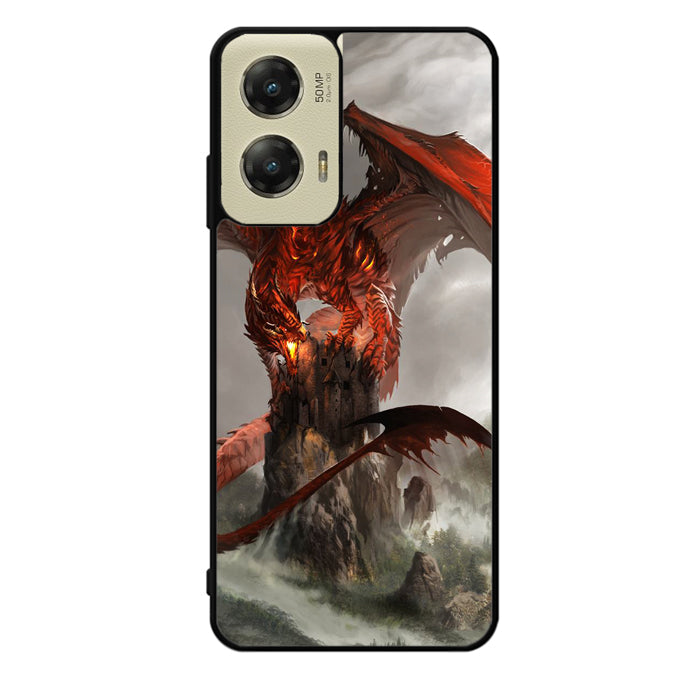 Red Dragon Wallpaper Motorola Moto G Stylus 5G 2024 Case