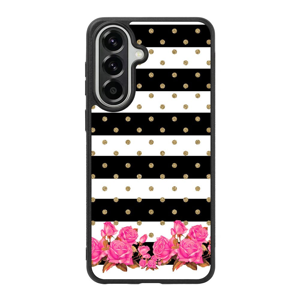 Flower Stripes Polka Samsung Galaxy A57 Case QC1790