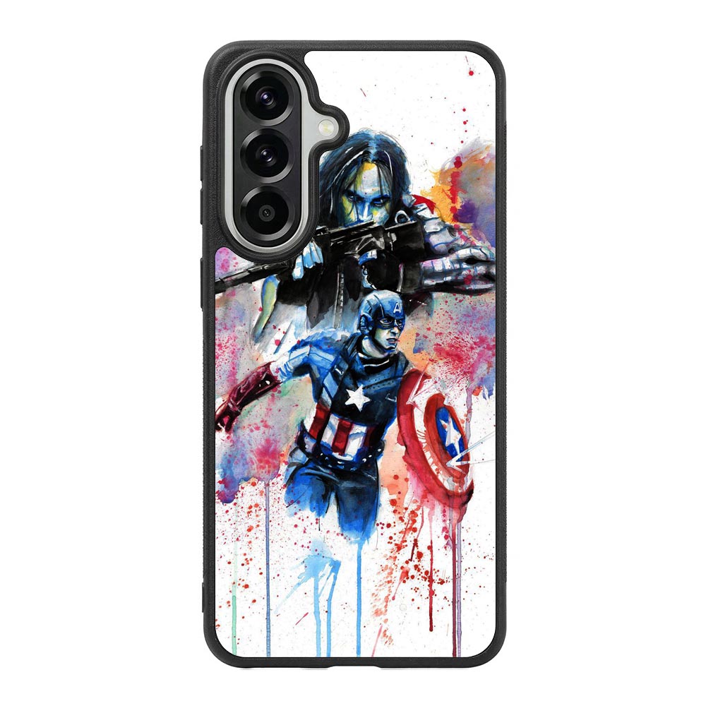 Captain America Watercolor Samsung Galaxy A57 Case OV1797