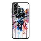 Captain America Watercolor Samsung Galaxy A57 Case OV1797