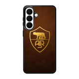 AS Roma Leather Logo Soccer Samsung Galaxy S26 Case QC1821