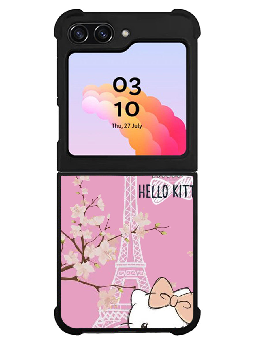 Hello Kitty Eiffel Samsung Galaxy Z Flip 5 5G 2023 Case