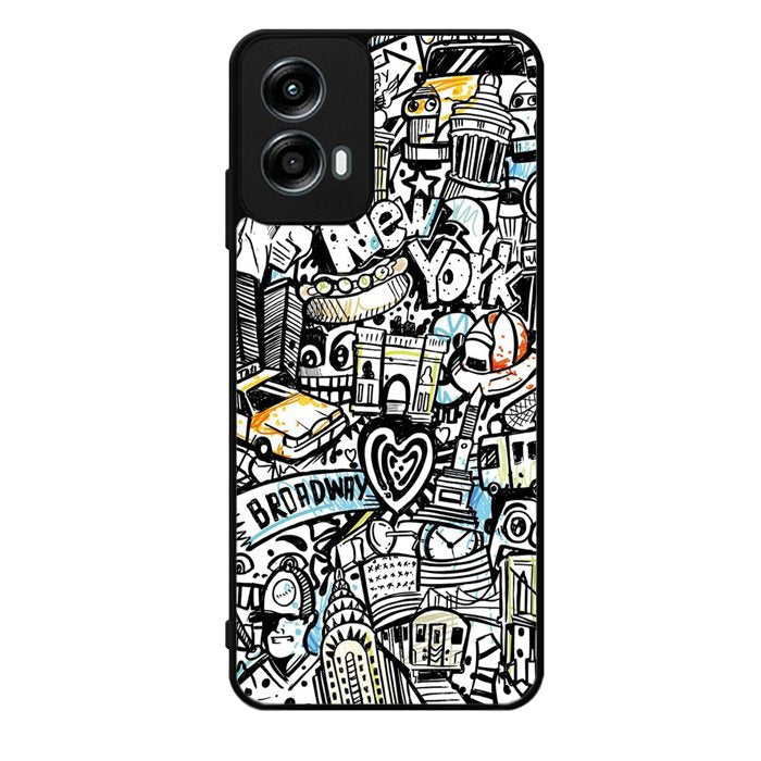 New York City Art Motorola Moto G Play 2024 Case OV1875