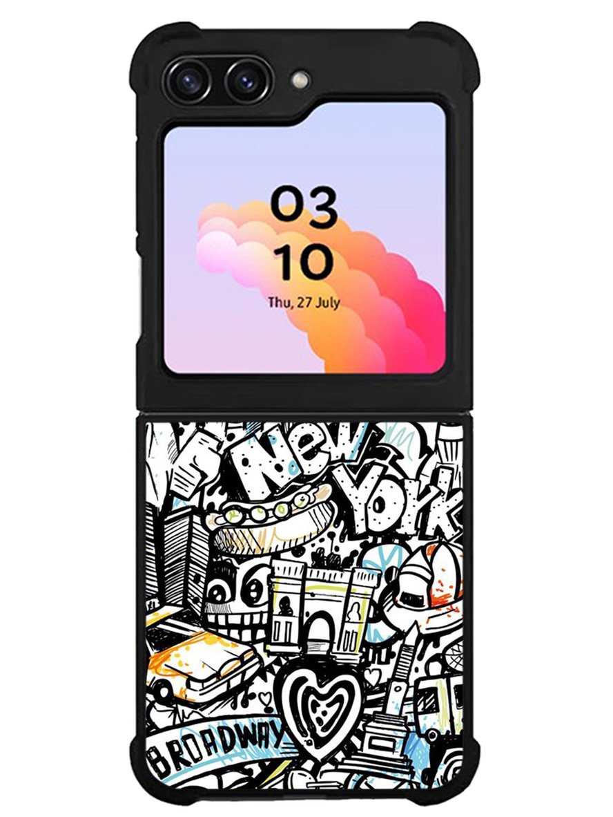New York City Art Samsung Galaxy Z Flip 5 5G 2023 Case OV1875