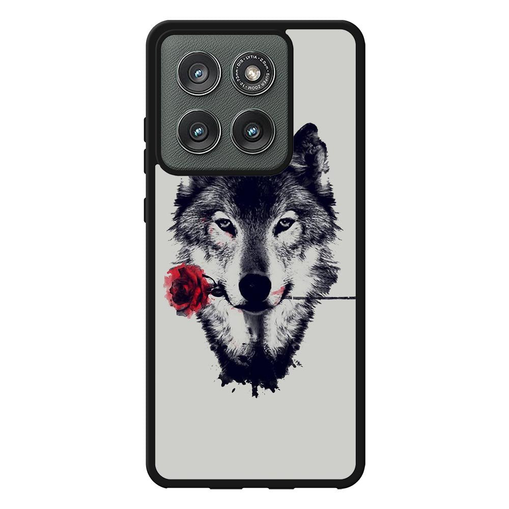 Wolf Rose Motorola Moto Edge 2025 Case QC1878