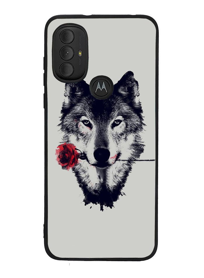 Wolf Rose Motorola Moto G Pure 2021 , Moto G Power 2022 Case OV1878