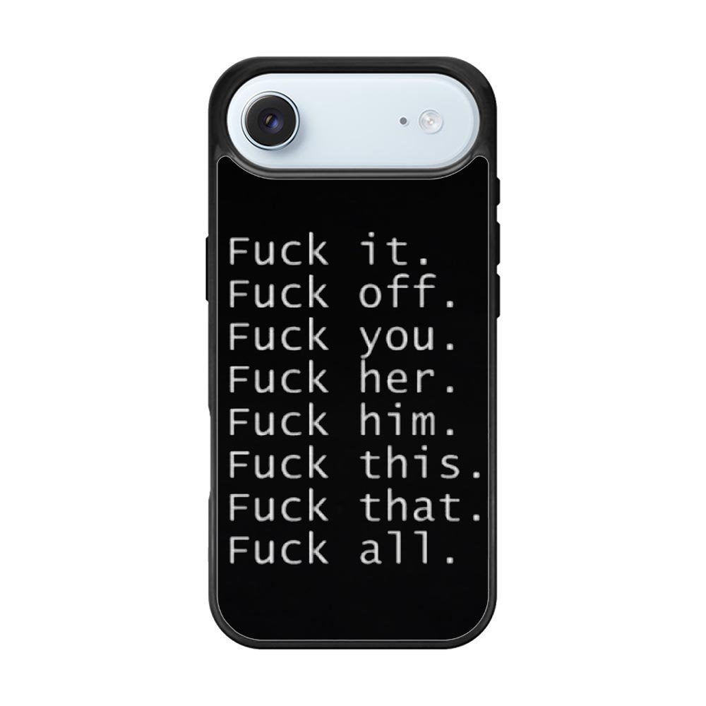 Fuck You and Fuck All iPhone Air Case OV4904