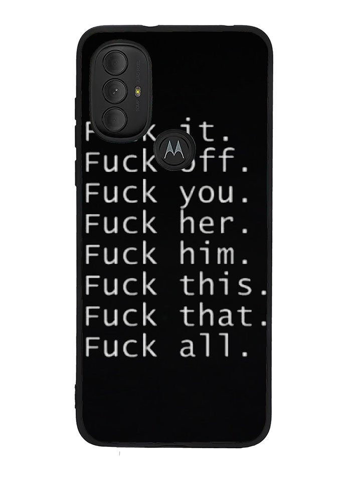 Fuck You and Fuck All Motorola Moto G Pure 2021 , Moto G Power 2022 Case OV4904