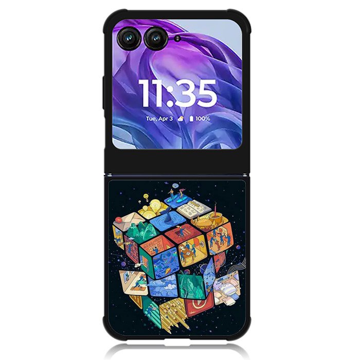 Rubbic Motorola Moto Razr Plus 2024 , Moto Razr+ 2024 Case OV1880