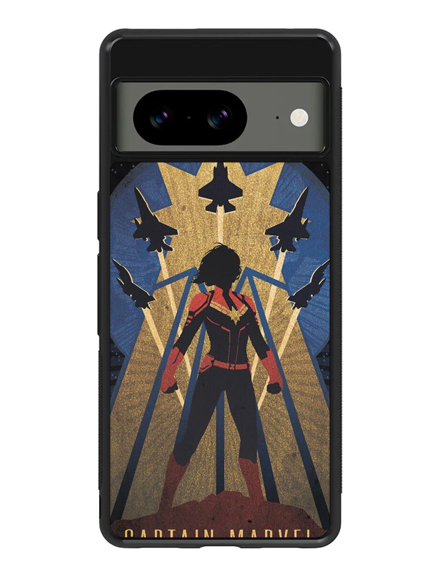 Captain Marvel Comic Google Pixel 8A Case QC4372