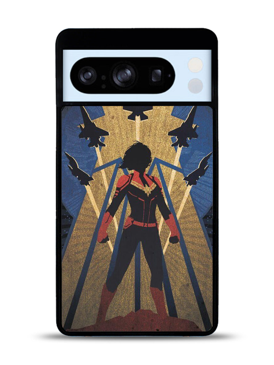 Captain Marvel Comic Google Pixel 8 Pro Case QC4372