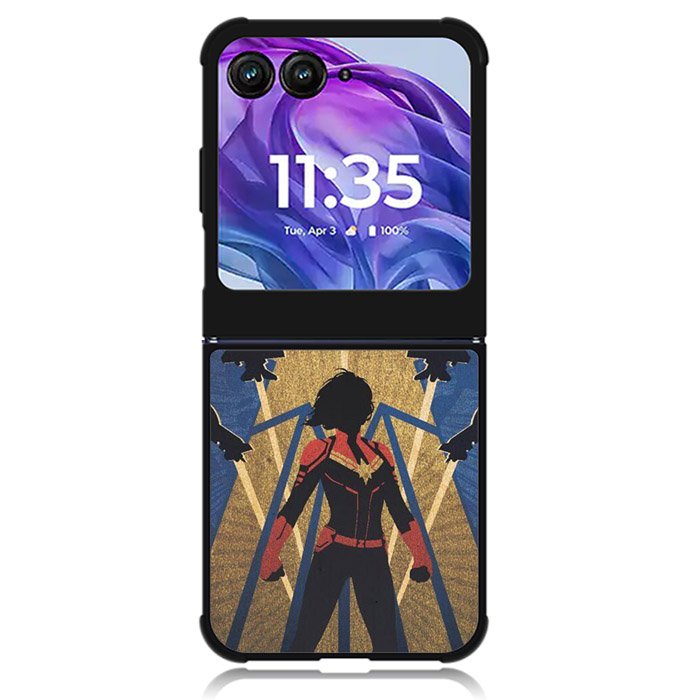Captain Marvel Comic Motorola Moto Razr Plus 2024 , Moto Razr+ 2024 Case OV4372