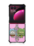 Rick And Morty Pink Motorola Moto Razr Plus 2023 , Moto Razr+ 2023 Case OV1887