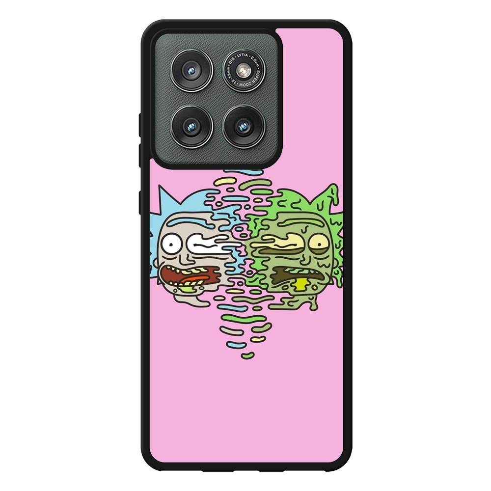 Rick And Morty Pink Motorola Moto Edge 2025 Case QC1887