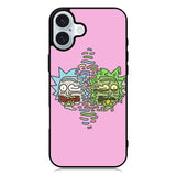 Rick And Morty Pink iPhone 16 Plus Case QC1887