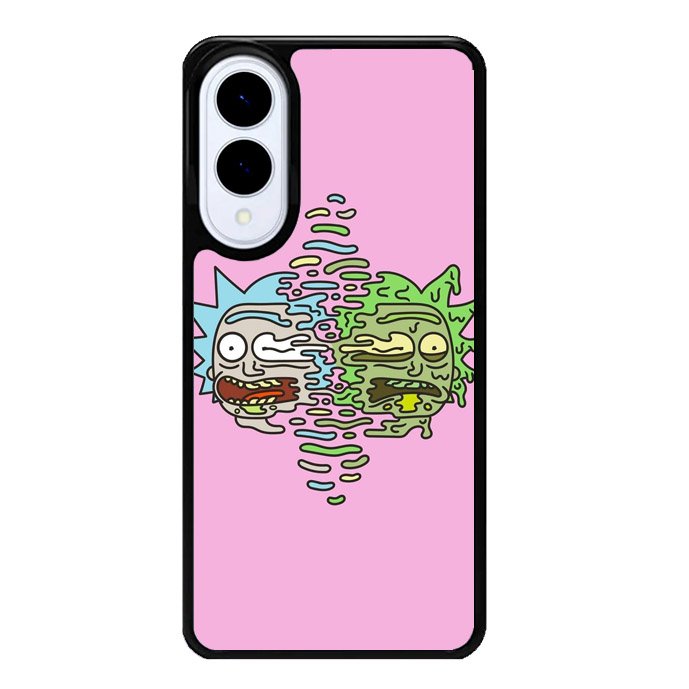 Rick And Morty Pink Samsung Galaxy S25 Edge 5G Case OV1887