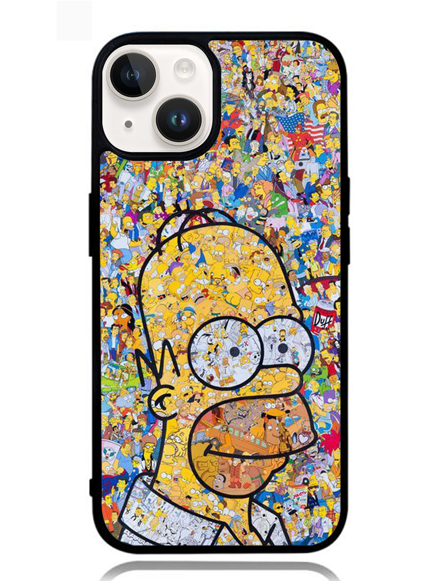 Simpsons Google iPhone 14 Case OV1889