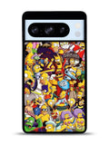 Doodle Simpsons Family Google Pixel 8 Pro Case QC4735