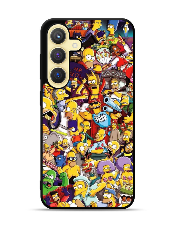 Doodle Simpsons Family Samsung Galaxy S25 5G Case OV4735