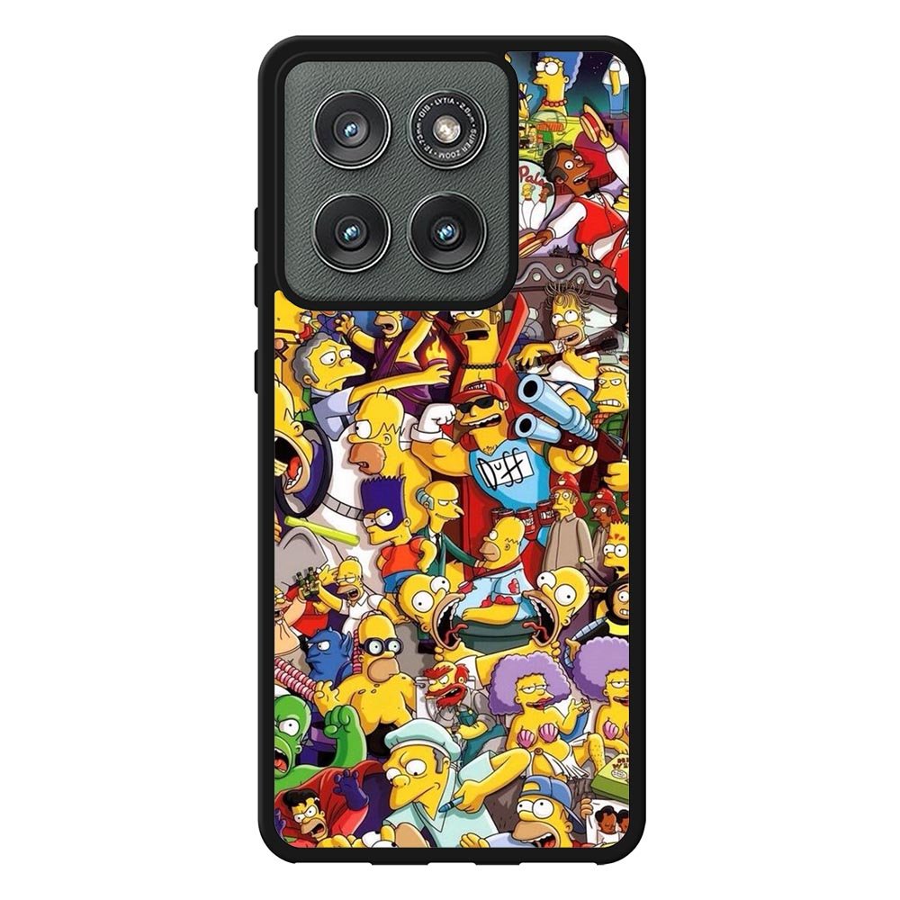 Doodle Simpsons Family Motorola Moto Edge 2025 Case OV4735
