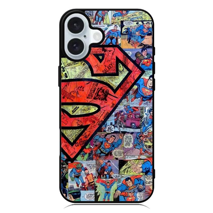 Superman Comics iPhone 16 Plus Case QC2290