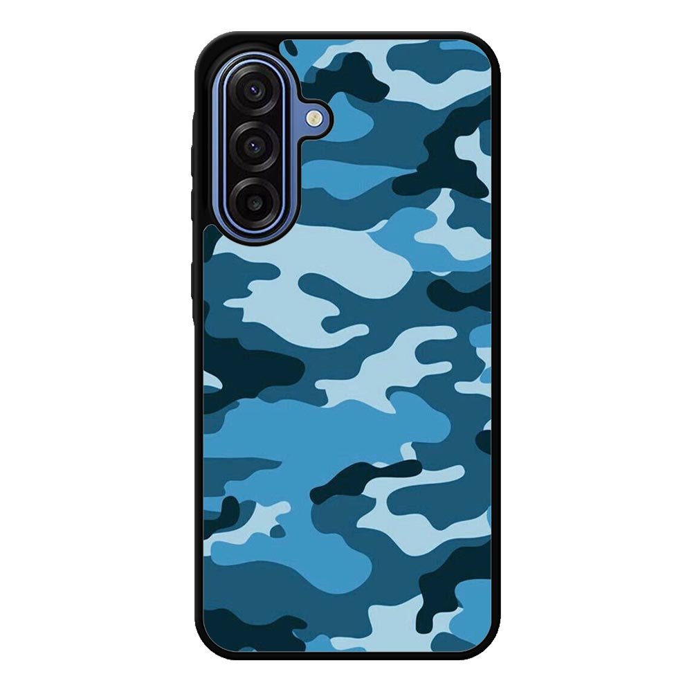 Camouflage Blue Samsung Galaxy A17 Case QC4382