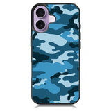 Camouflage Blue iPhone 17 Case OV4382