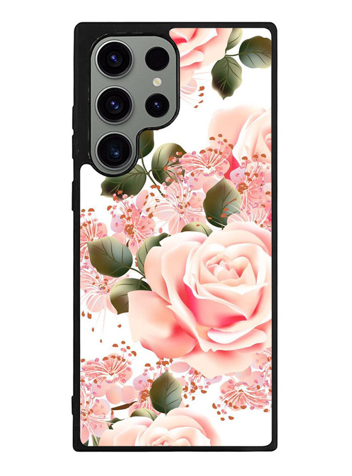 Flowers Pink Samsung Galaxy S23 Ultra 5G Case