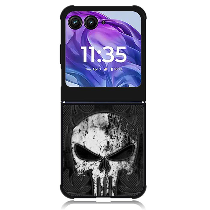 Punisher Skull Motorola Moto Razr Plus 2024 , Moto Razr+ 2024 Case