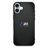 BMW M3 Logo Carbon iPhone 16 Case QC4175