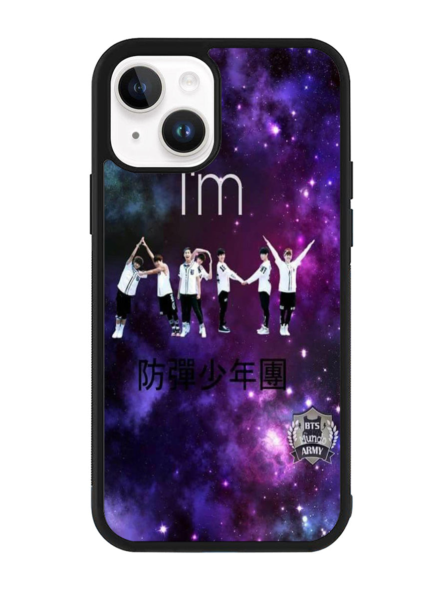 BTS Army Galaxy iPhone 14 Plus Case QC4251