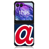 Atlanta Braves Backgrounds Motorola Moto Razr Plus 2024 , Moto Razr+ 2024 Case OV3906