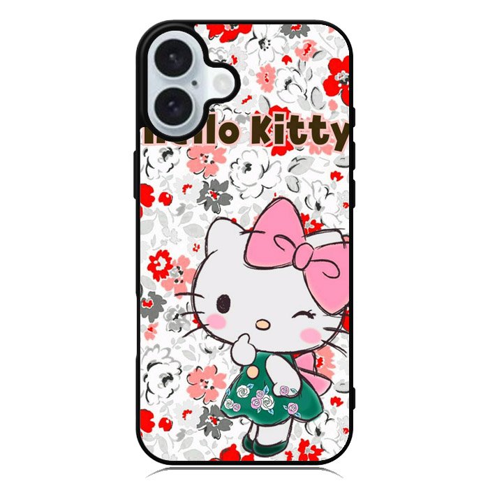 Hello Kitty Cute Flower iPhone 16 Plus Case