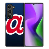 Atlanta Braves Backgrounds Samsung Galaxy Z Fold 6 5G 2024 Case OV3906