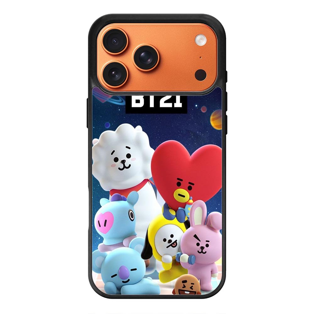 BTS BT21 Cute iPhone 17 Pro Case QC4272