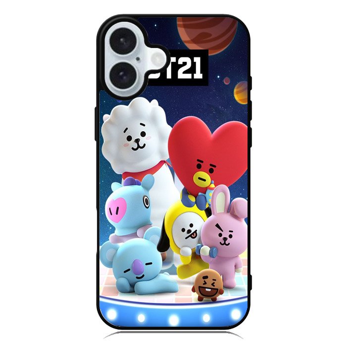 BTS BT21 Cute iPhone 16 Case QC4272