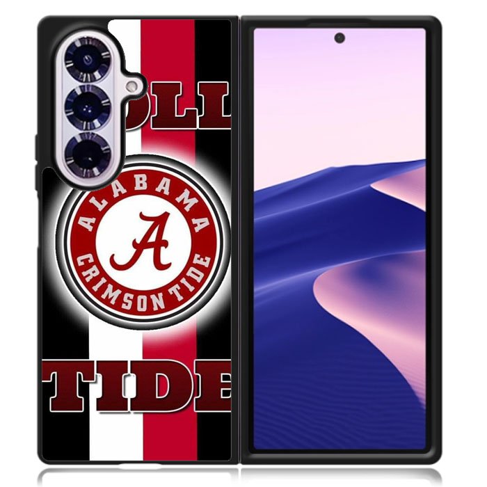 Alabama crimson tide Line Samsung Galaxy Z Fold 7 Case OV3782