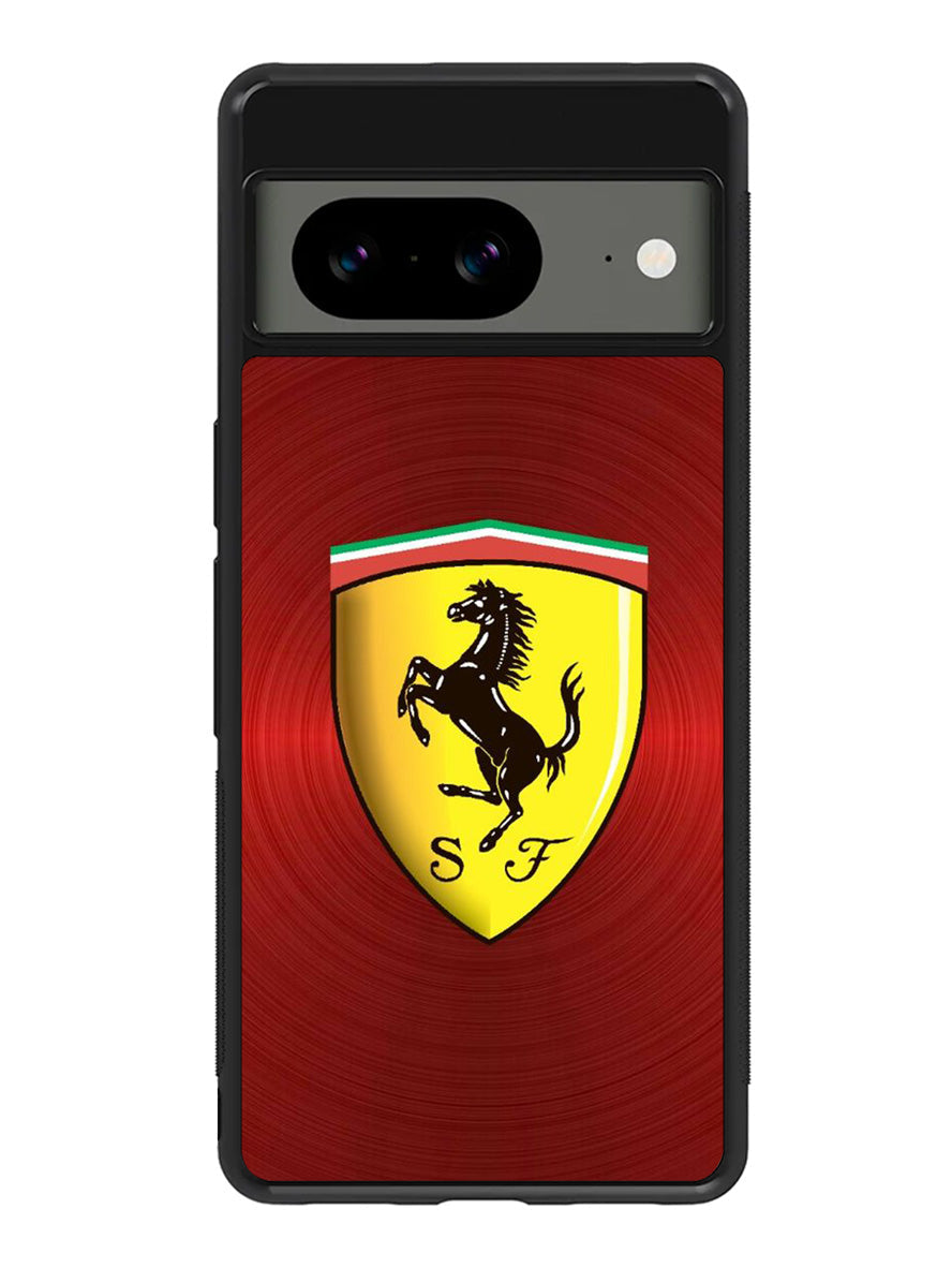 Ferrari Red Steel Google Pixel 8 Case QC4886