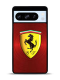Ferrari Red Steel Google Pixel 8 Pro Case QC4886
